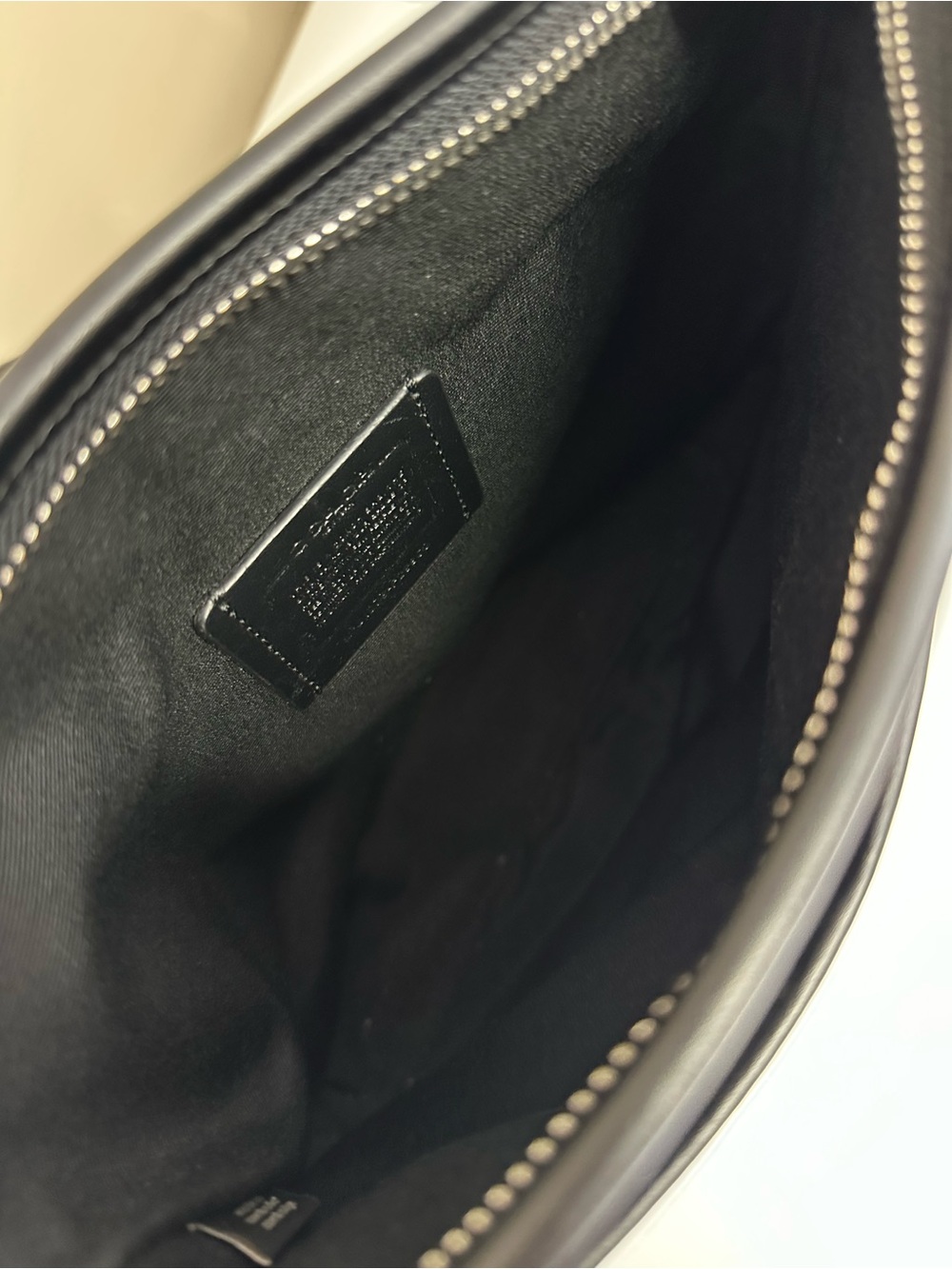 Coach Signature Jacquard Canvas Outline File Crossbody Bag - Picture 10 of 12
